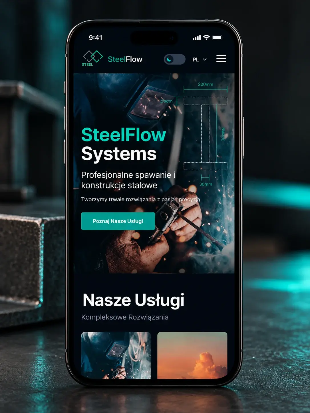 SteelFlow Systems — wersja mobilna